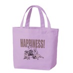 HAPPINESS トートバッグ【パープル】