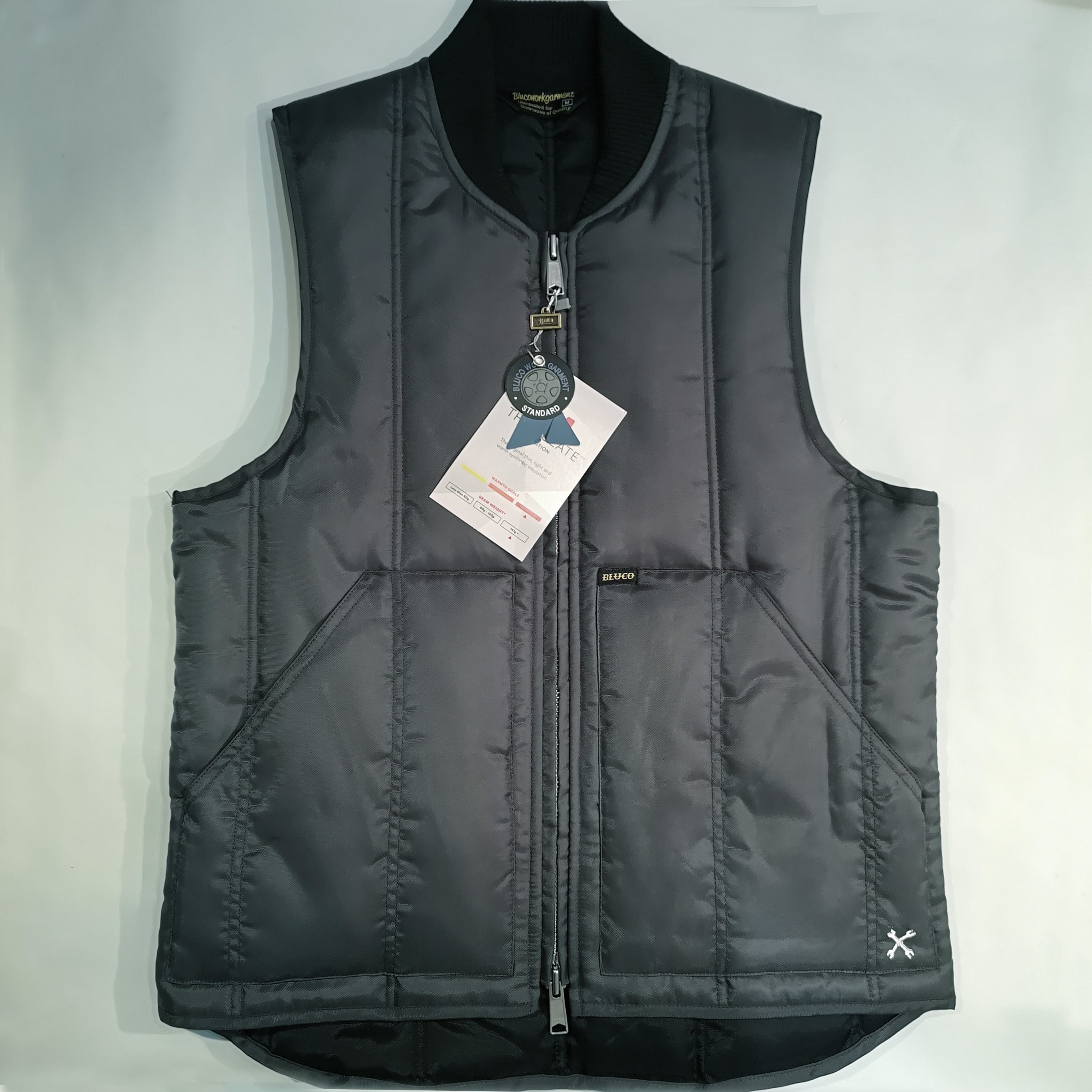 BLACKDALLAS "RIB VEST"(BLACK/GRAY)BLUCO/ブルコ別注ベスト