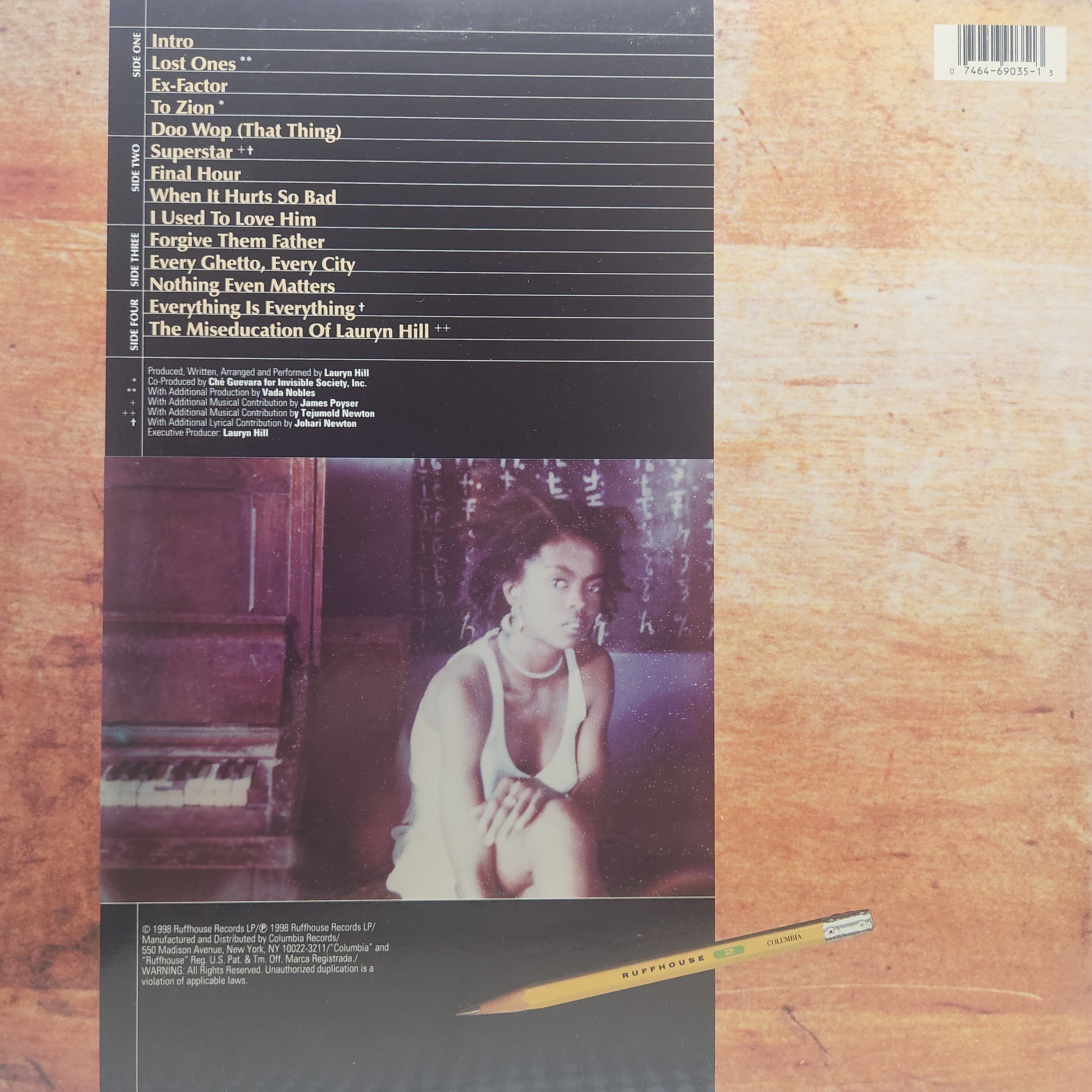 Lauryn Hill / The Miseducation Of Lauryn Hill [C2 69035] - 画像2