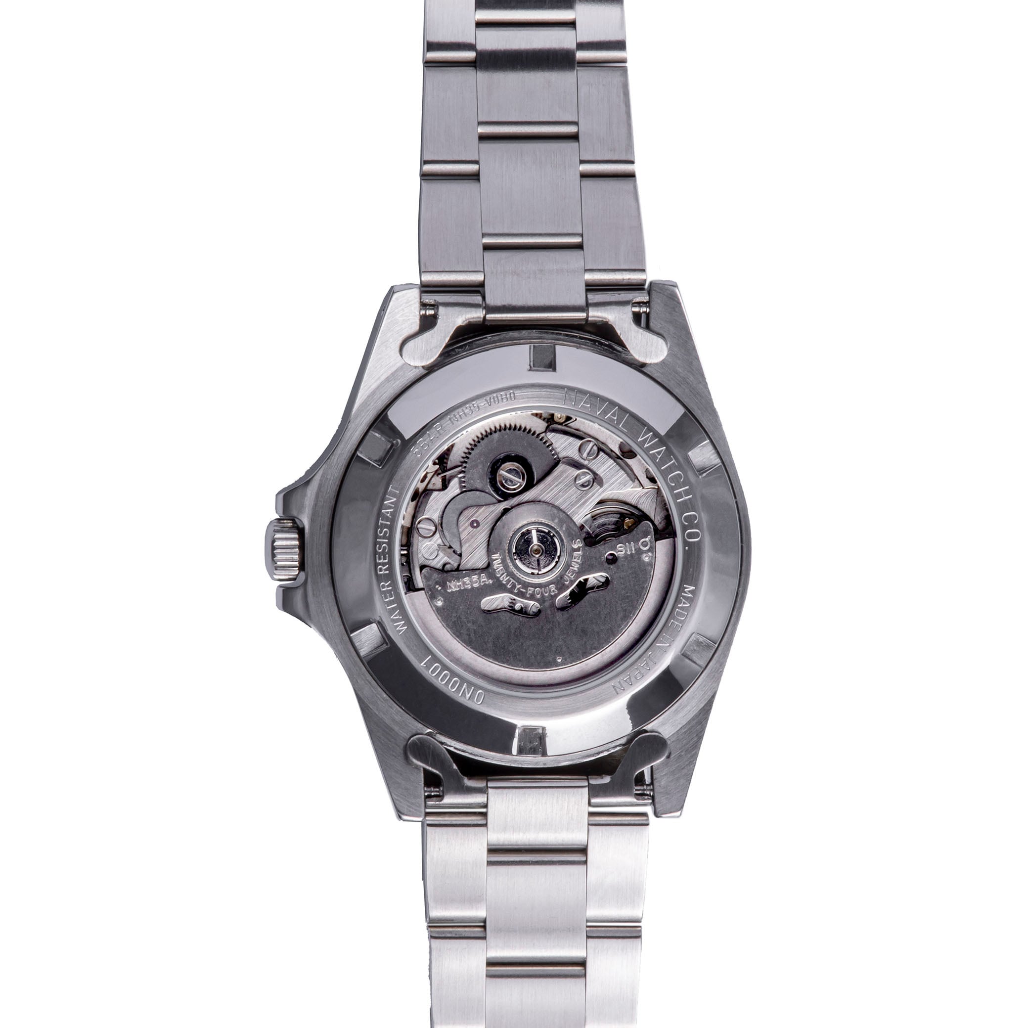 Naval Watch Produced By LOWERCASE FRXA017 White Mechanical S/S 3