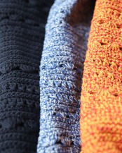 AMBERGLEAM - Handmade Crochet Skirt : black