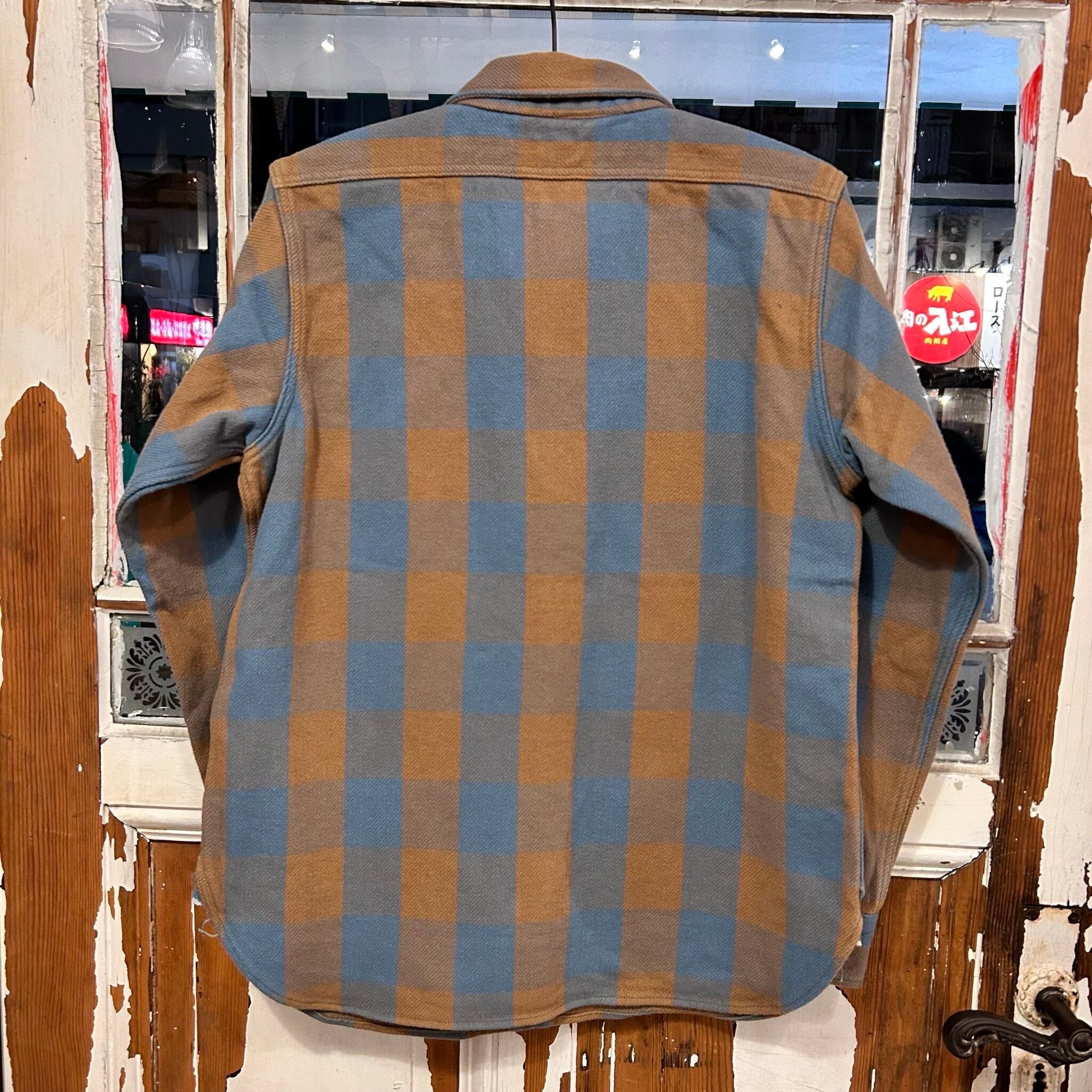 WAREHOUSE 3104 Flannel Shirts A柄 O/W SAX | union online shop
