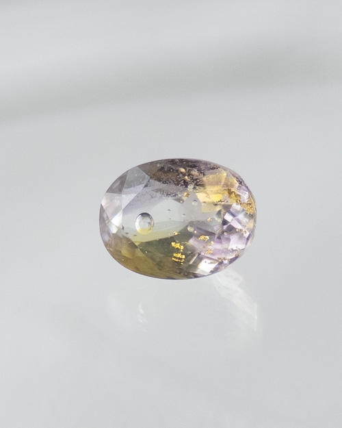 オーバル 8×6mm　#244【硝子の宝石】箔入・蓄光