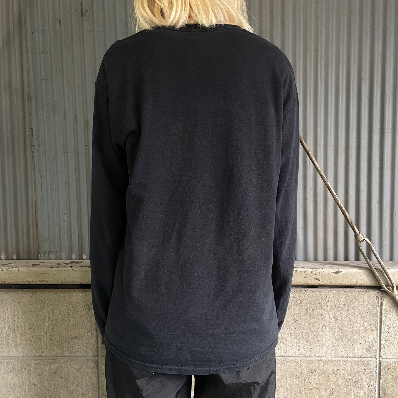 THRASHER FLAME LOGO スラッシャー フレイム 長袖Tシャツ メンズM 古着 