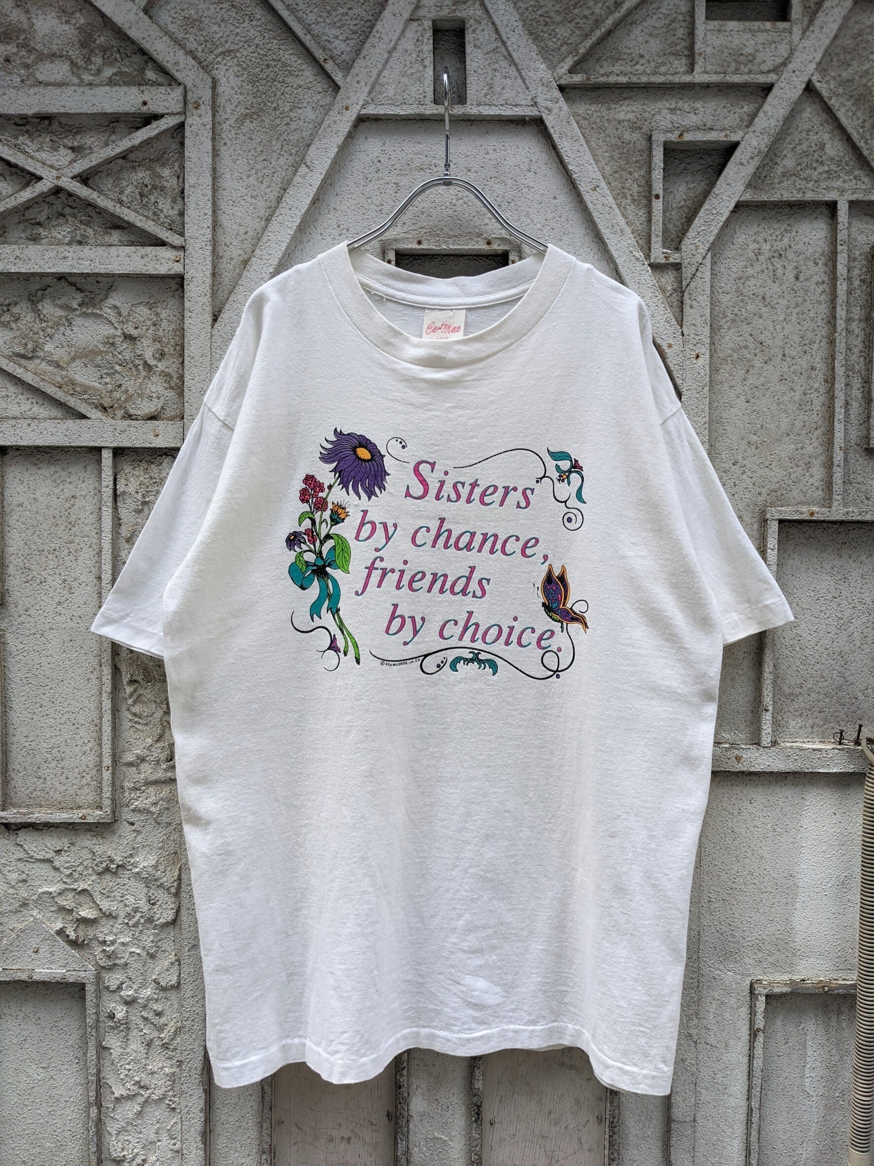 "FLOWER" print tee / made in USA