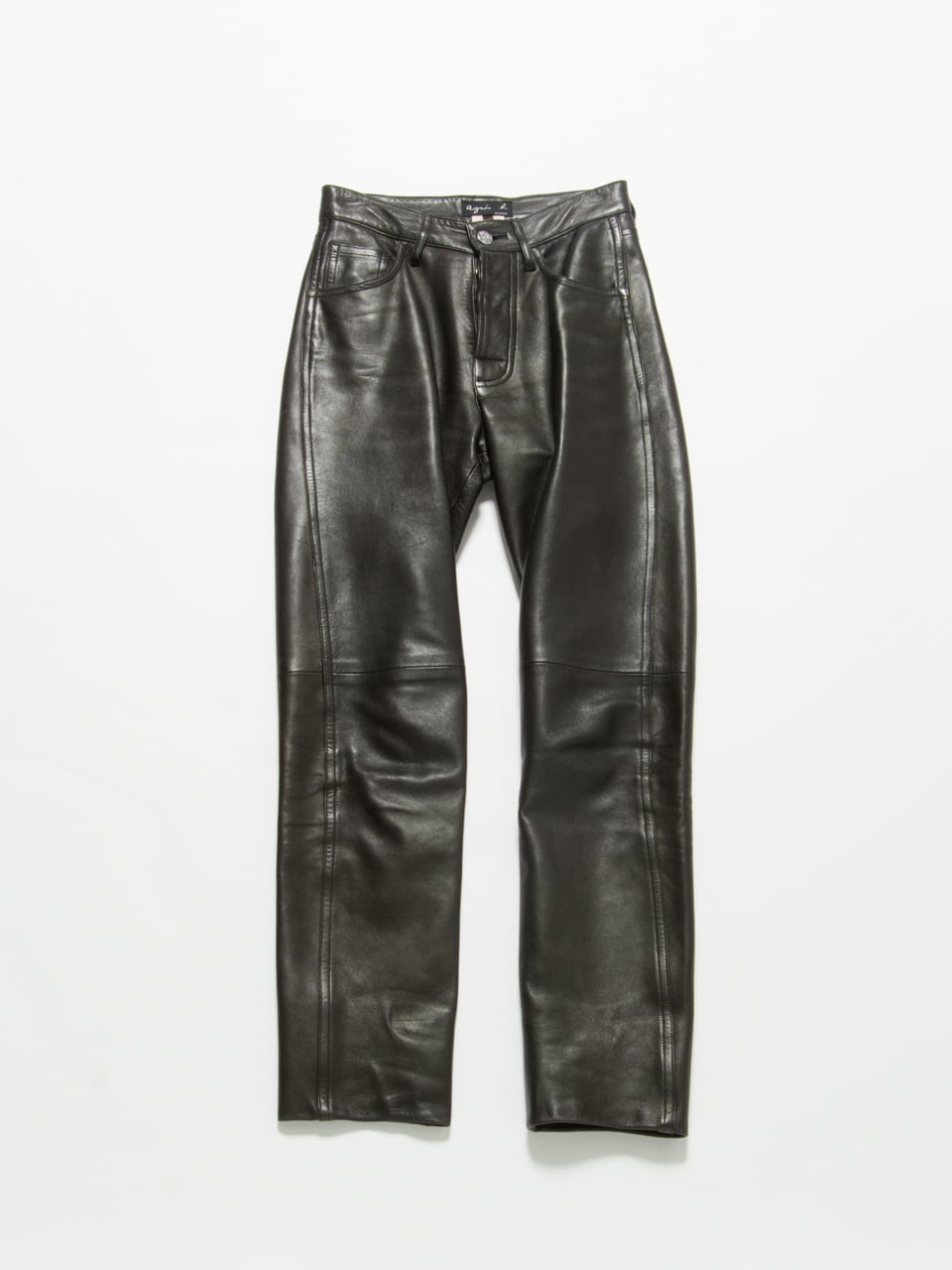 agnes b.】Made in France sheepskin leather pants（アニエス・ベー ...