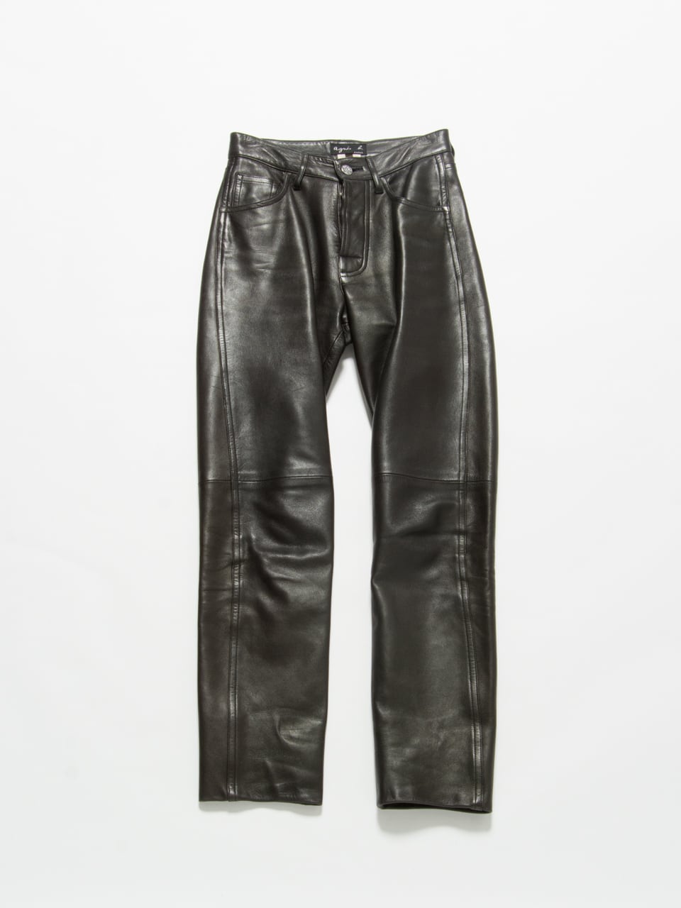 【agnes b.】Made in France sheepskin leather pants(アニエス・ベー フランス製レザーパンツ)