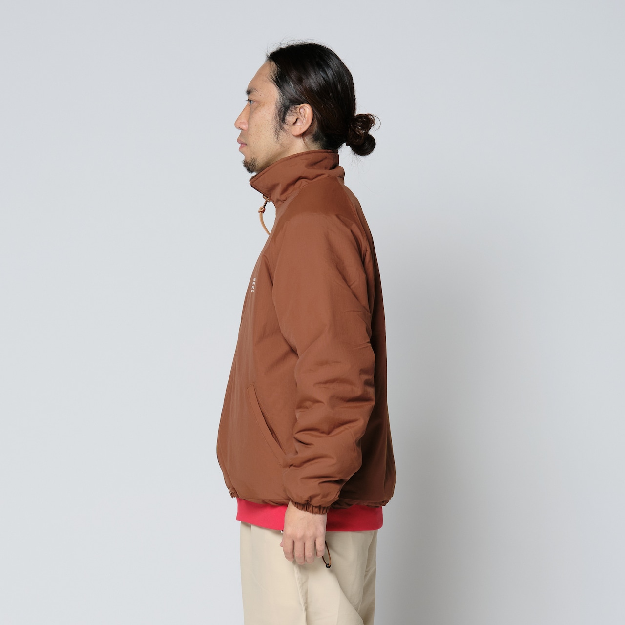 再発売【12/13(土)】【DARGO】 "NYLON & BOA" Reversible Jackets(CINNAMON BROWN)