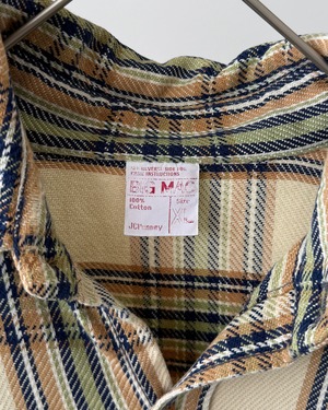 -BIG MAC- Vintage 70s XL Flannel shirt