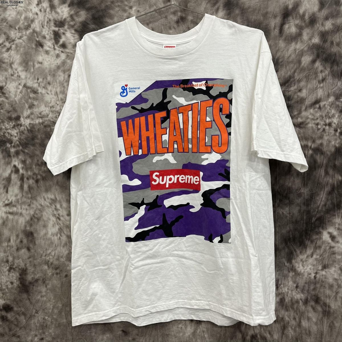 未使用 XL Supreme Wheaties Tee - Tシャツ/カットソー(半袖/袖なし)