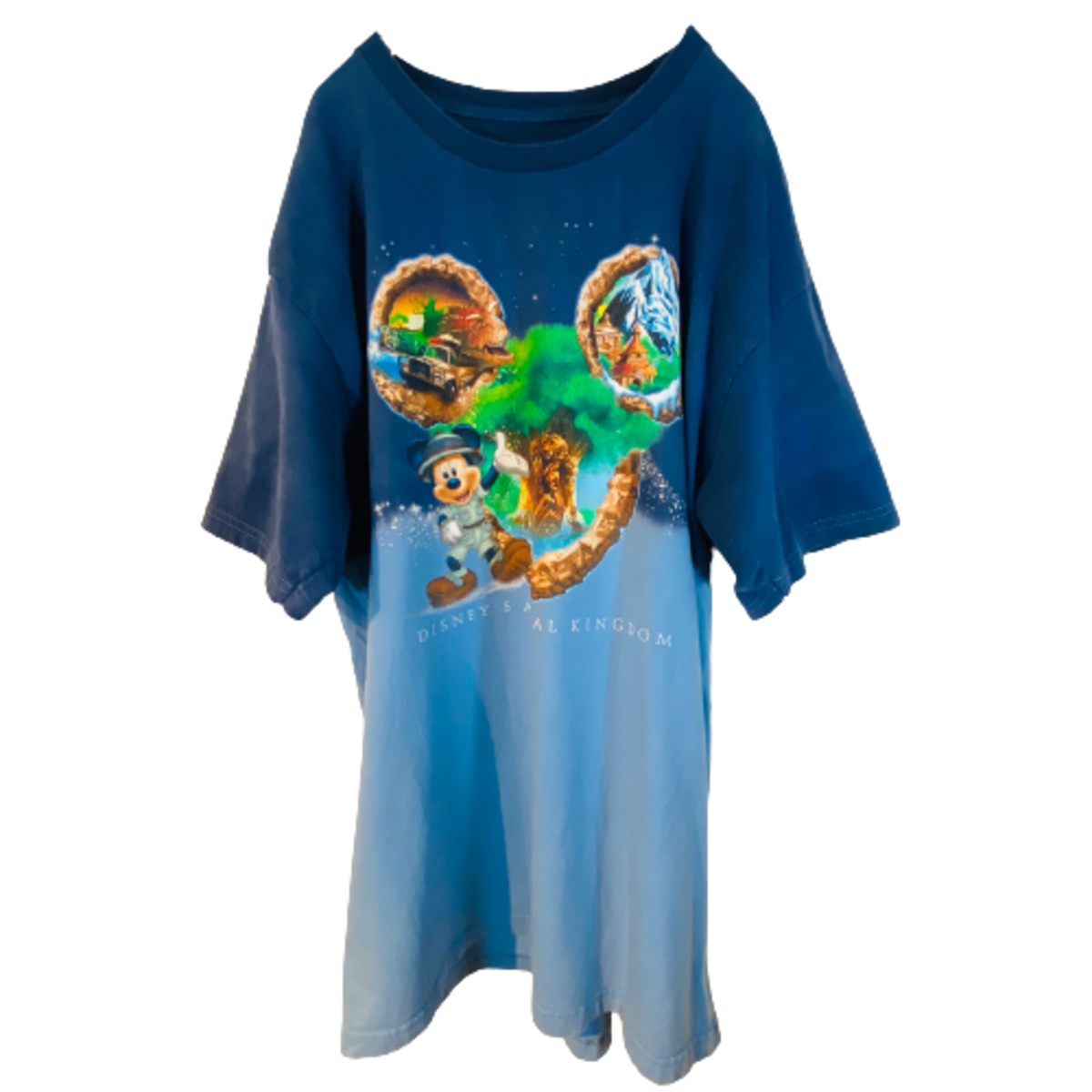 ディズニー ツリー オブ ライフ Tシャツ XL 青 水色 古着 | Hi dude 
