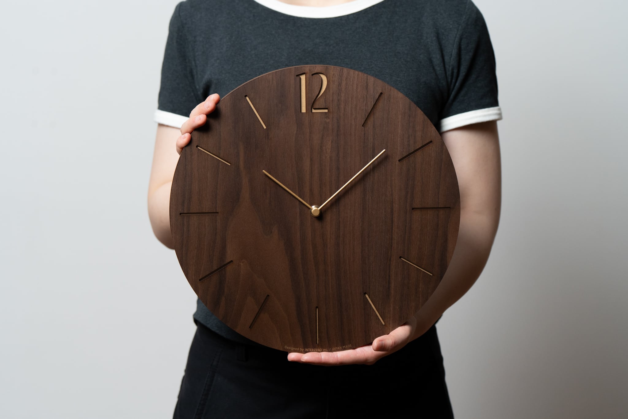 電波時計 PROUD CLOCK WALNUT -NENRIN- | シャンブル【CHAMBRE】by