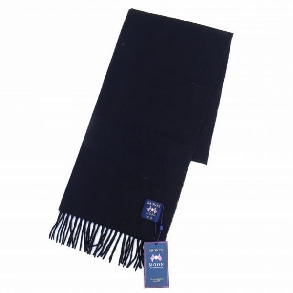 BRONTE MOON (ブロンテバイムーン) Dales Scarves - Plane ブラック
