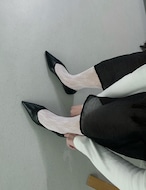 【新作5%OFF・3日間】Sharp Flat Shoes_2colors