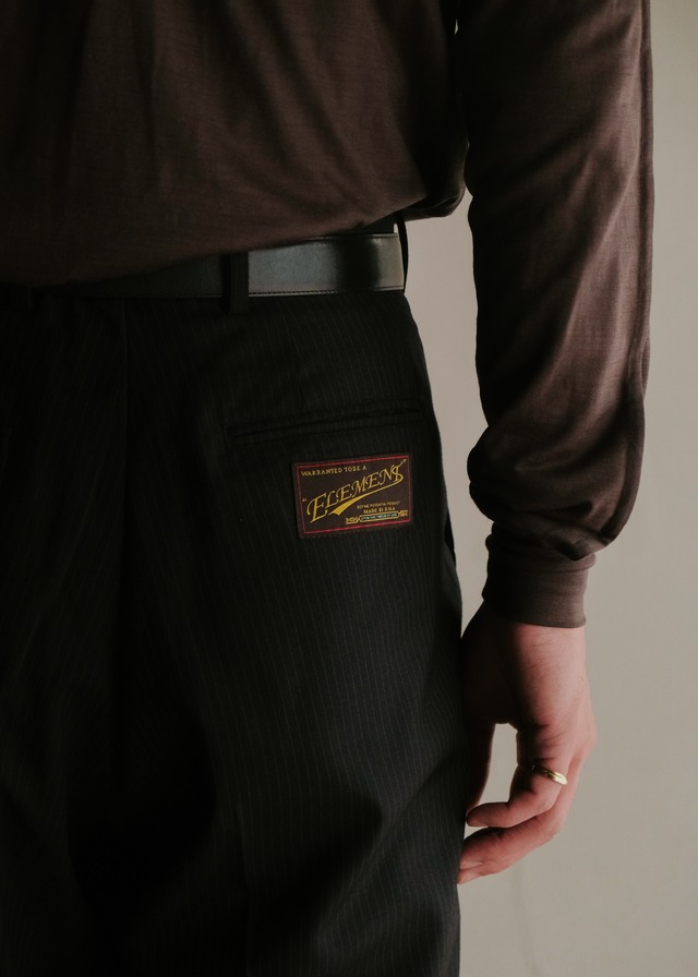 D.Nart.Ampta 25AW 5 Tack slacks / Black