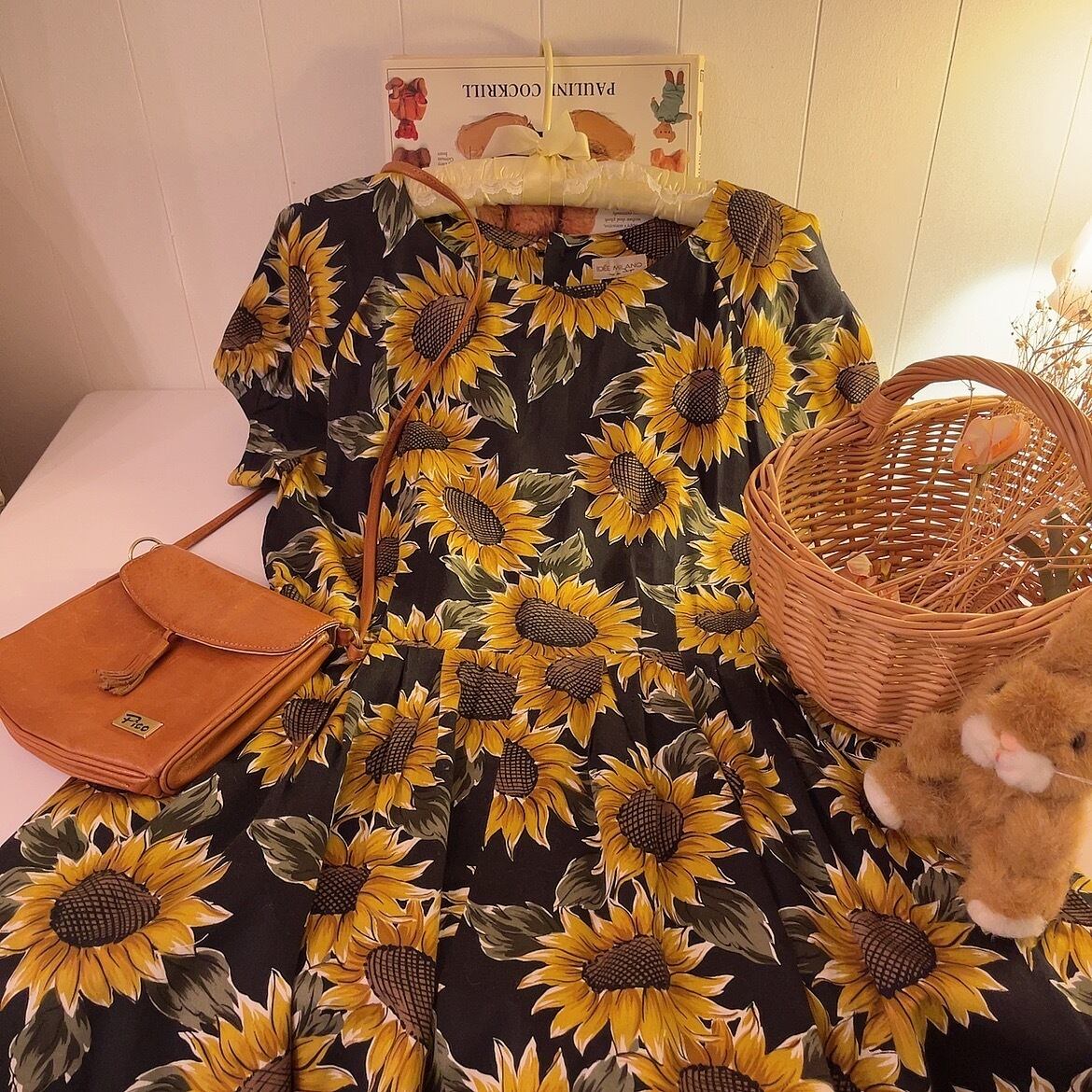 sunflower black one-piece