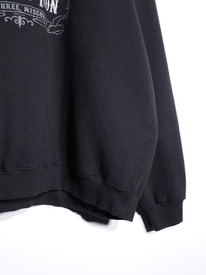 "Harley-Davidson" front and back print sweatshirt