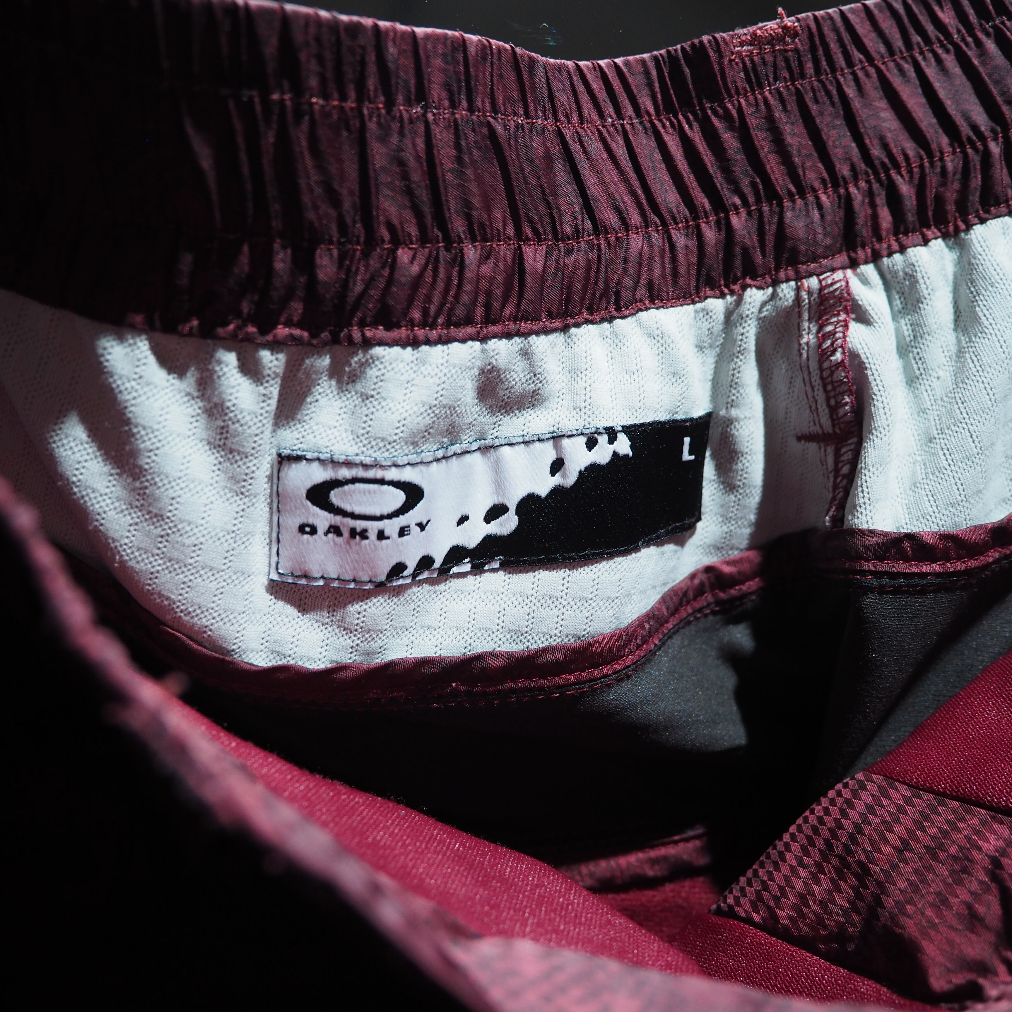 ” Oakley ” Digital camouflage gross pattern Design Technical Track pants