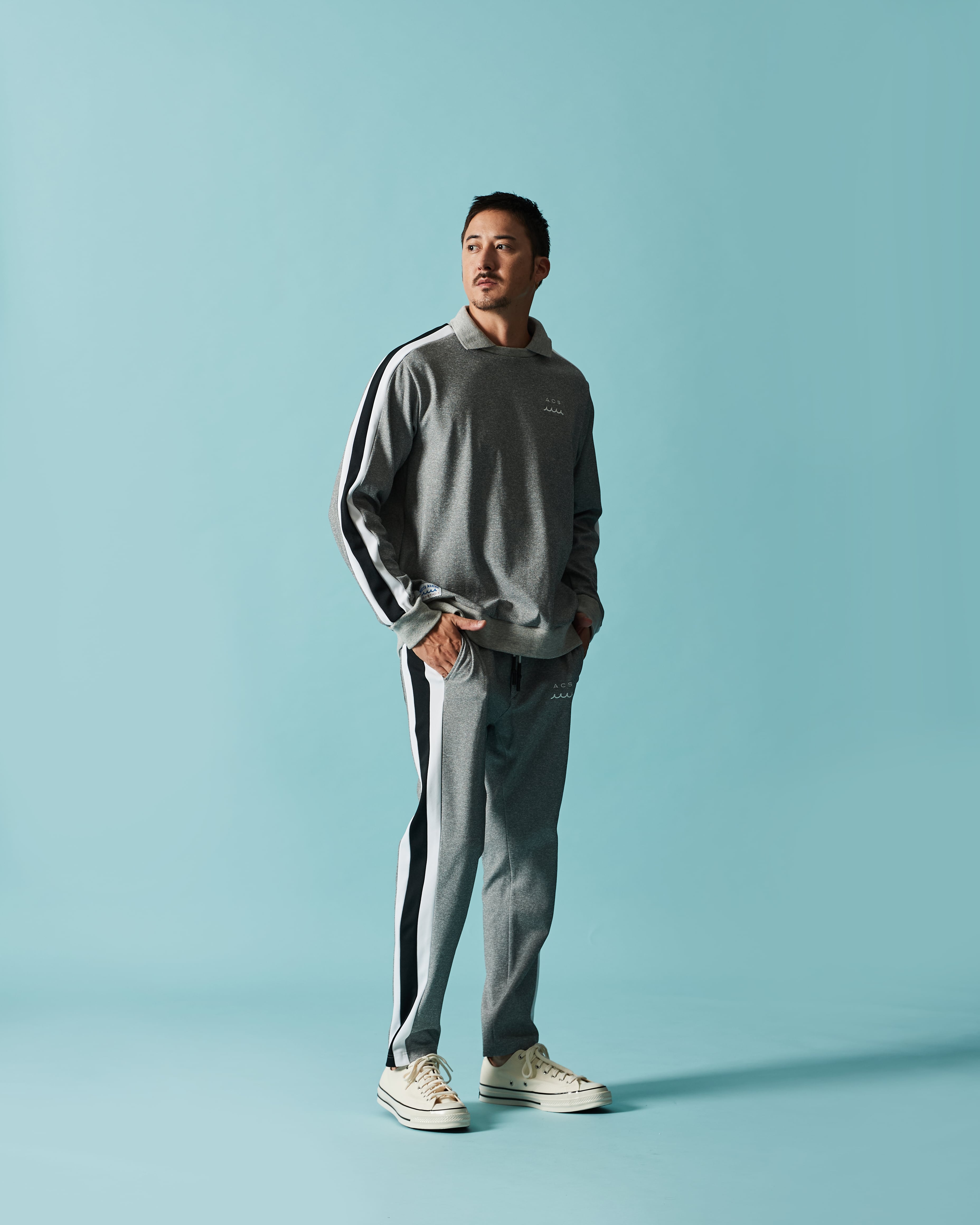 muta MARINE × ACANTHUS ポロ クルーネック | ACANTHUS ONLINE STORE