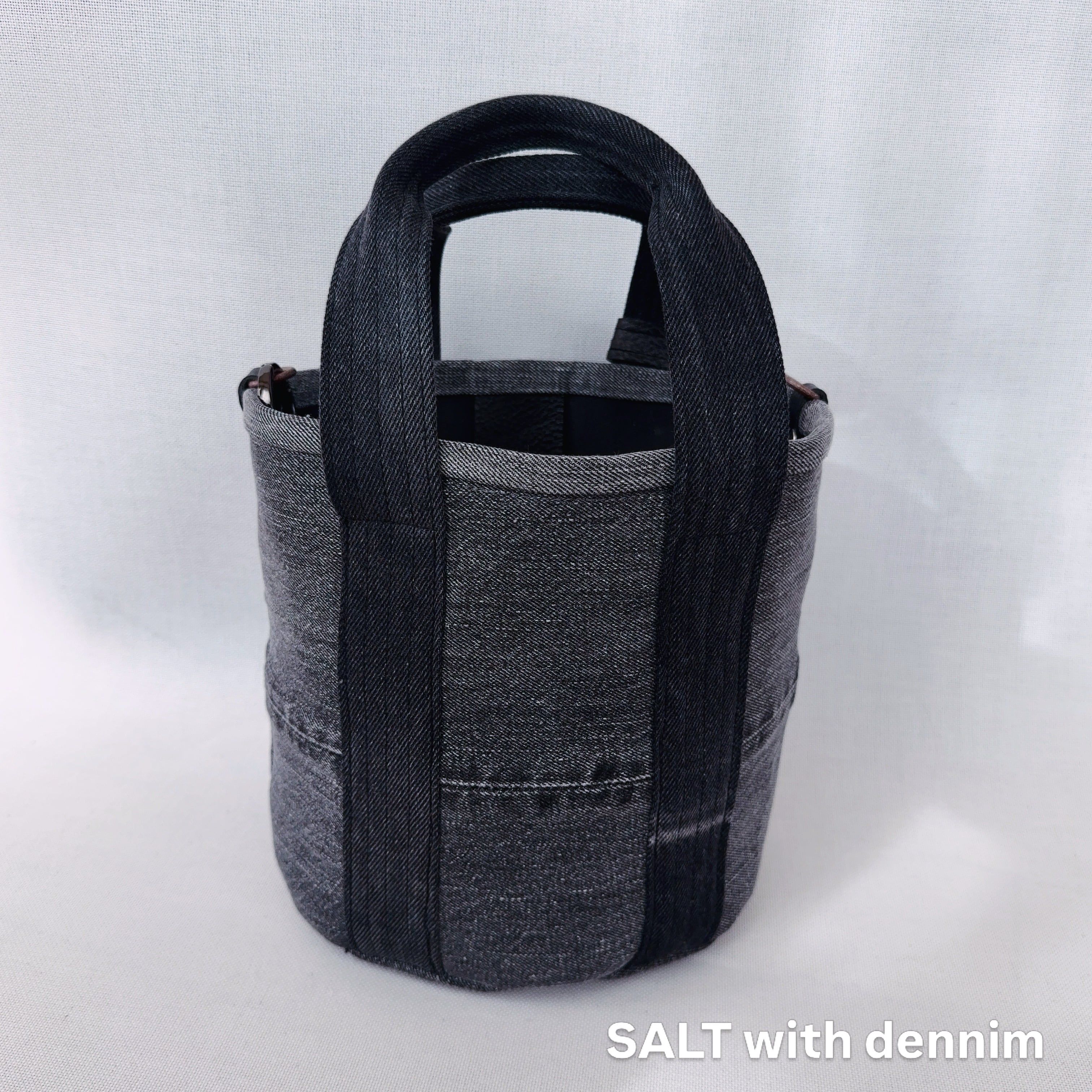 Black miniバケツトート No.6748