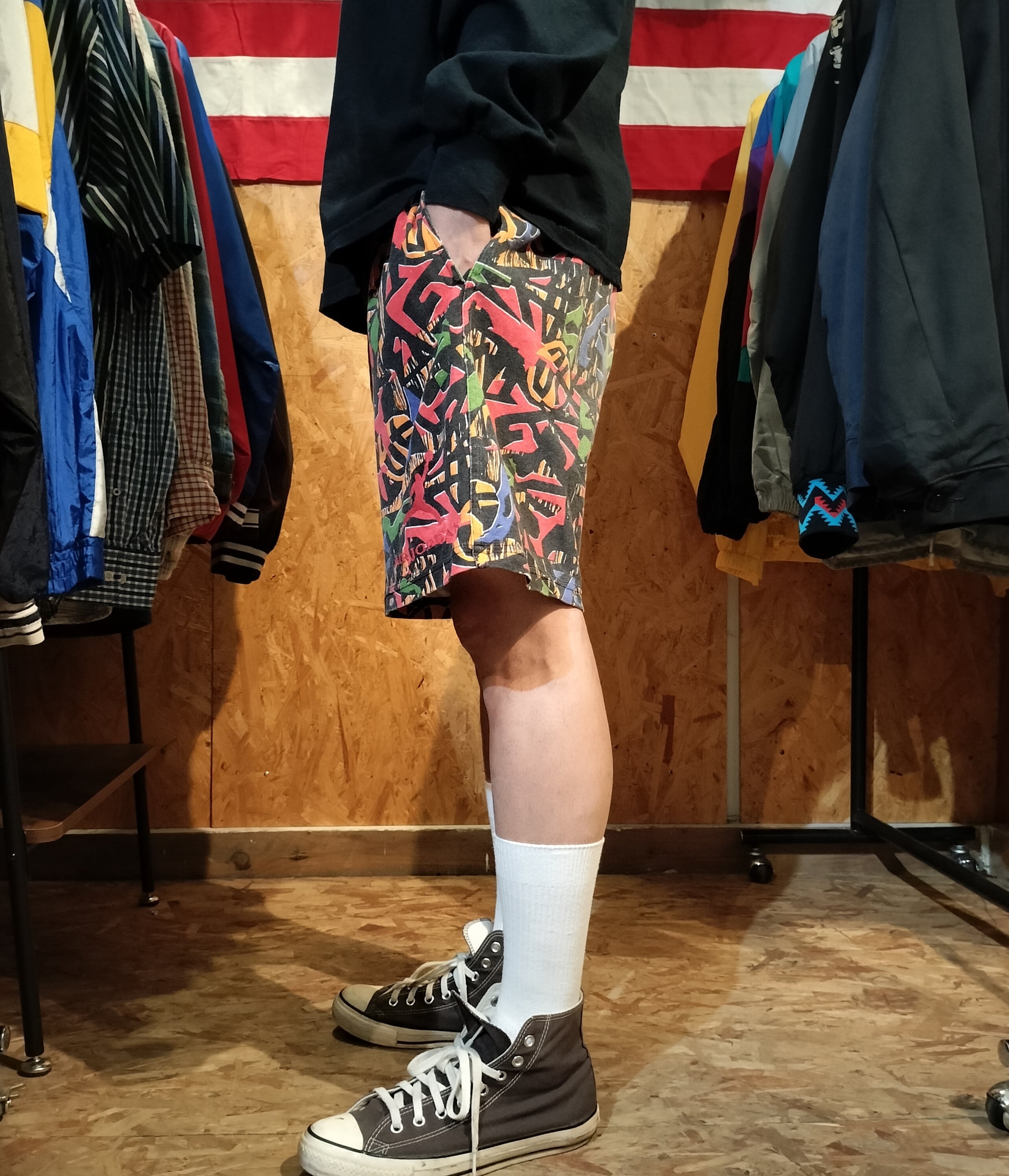 Used ショートパンツ◇希少 90s NBA NIKE AIR JORDAN 総柄 ショーツ