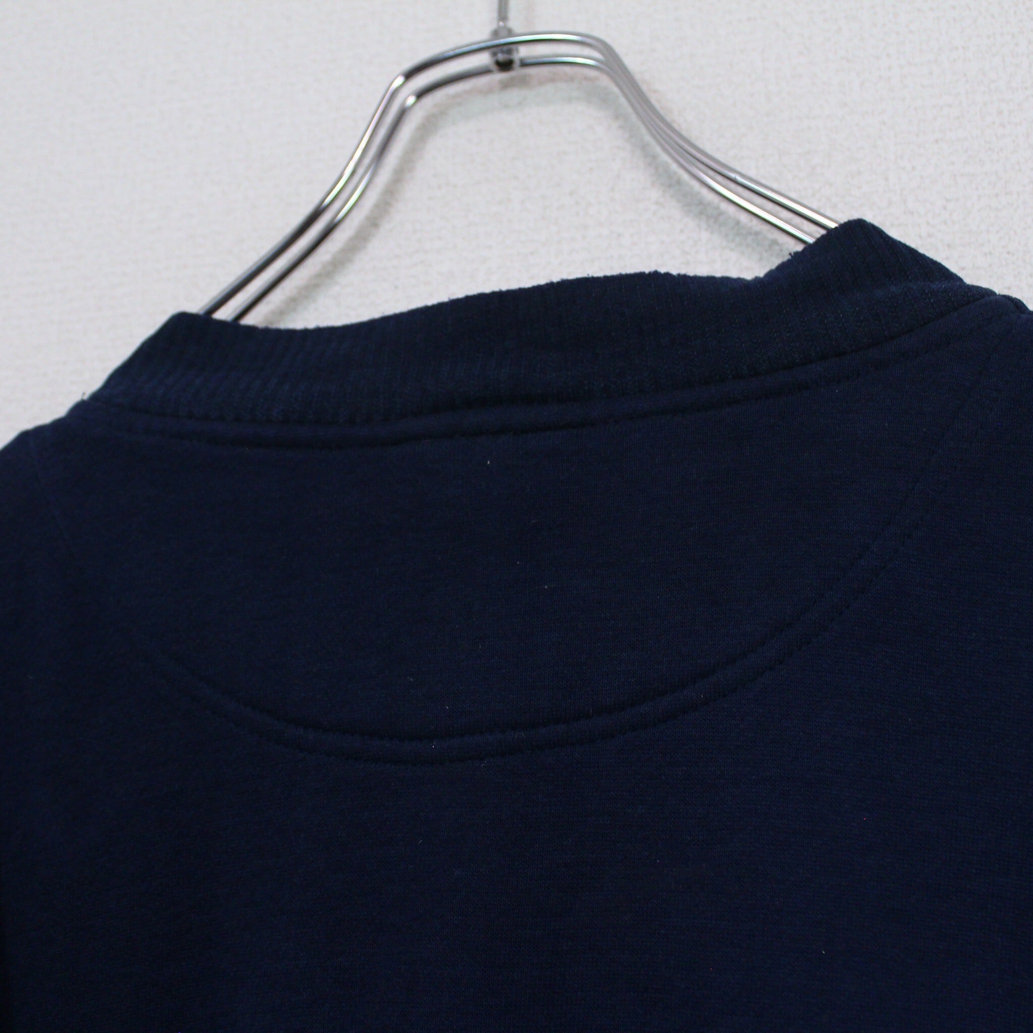 Caka act2】Rough Embroidery Design Vintage Loose Sweat Caka act2】Rough Embroidery Design Vintage Loose Sweat