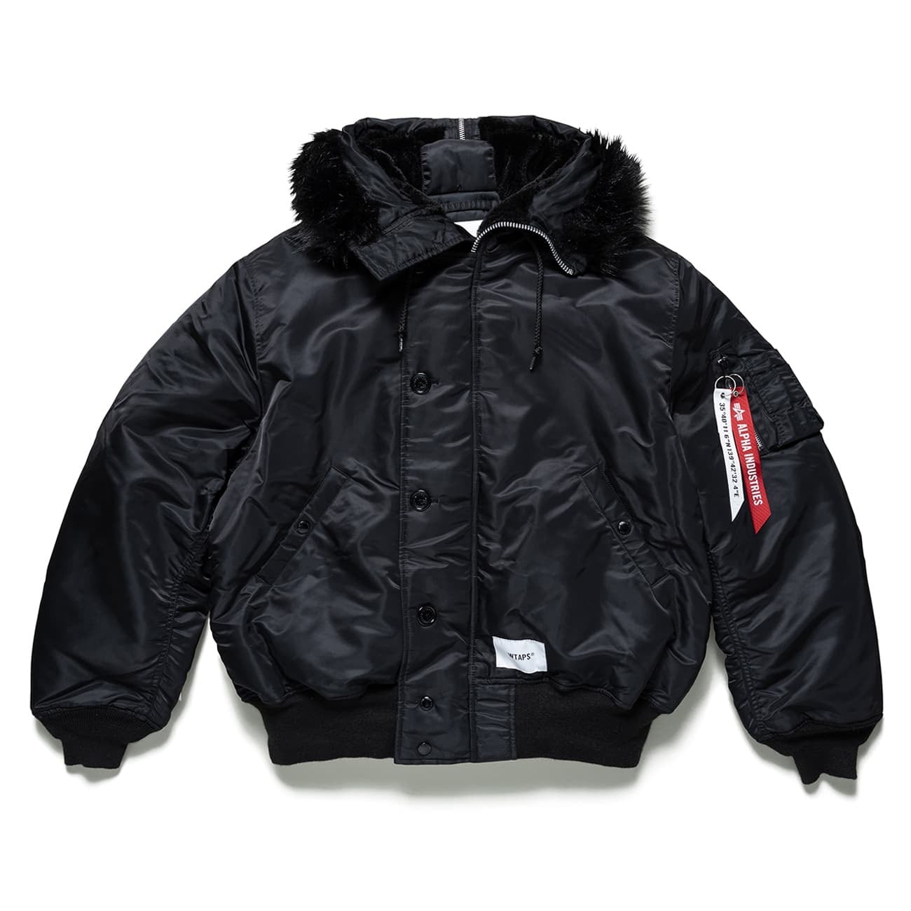 WTAPS N-2B CORE SPEC / JACKET / NYLON. 黒