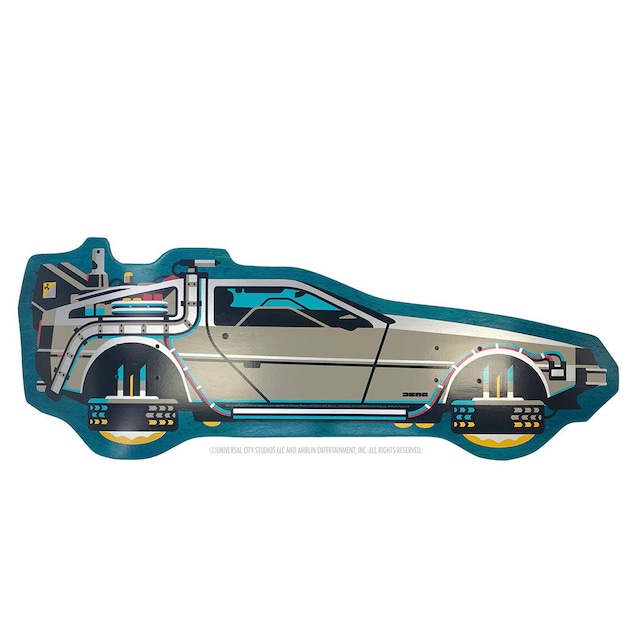 Back to The Future PART II Delorean shaped Skateboard