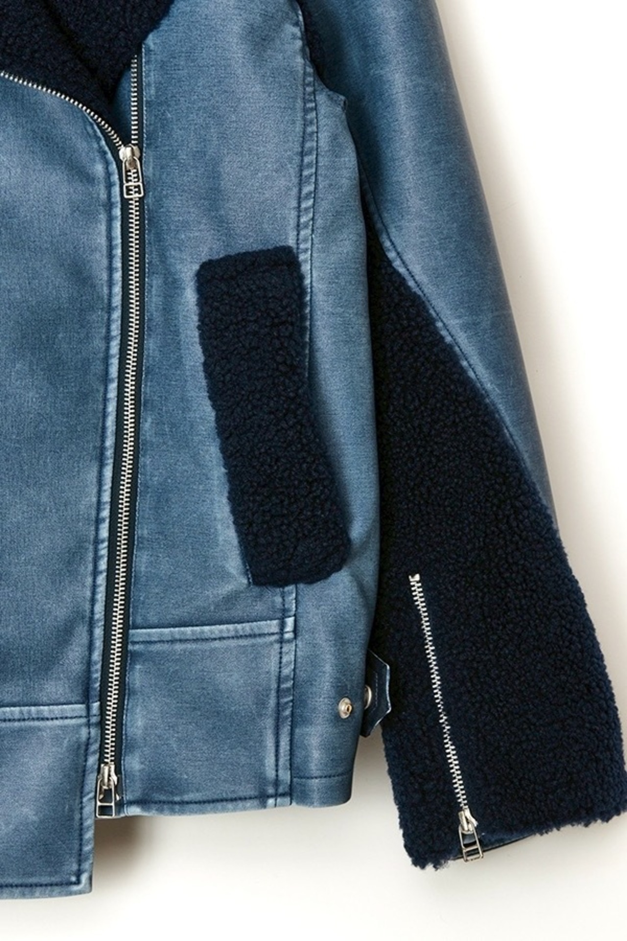 アウラアイラ AULA AILA SHAWL COLLAR RIDERS JACKET