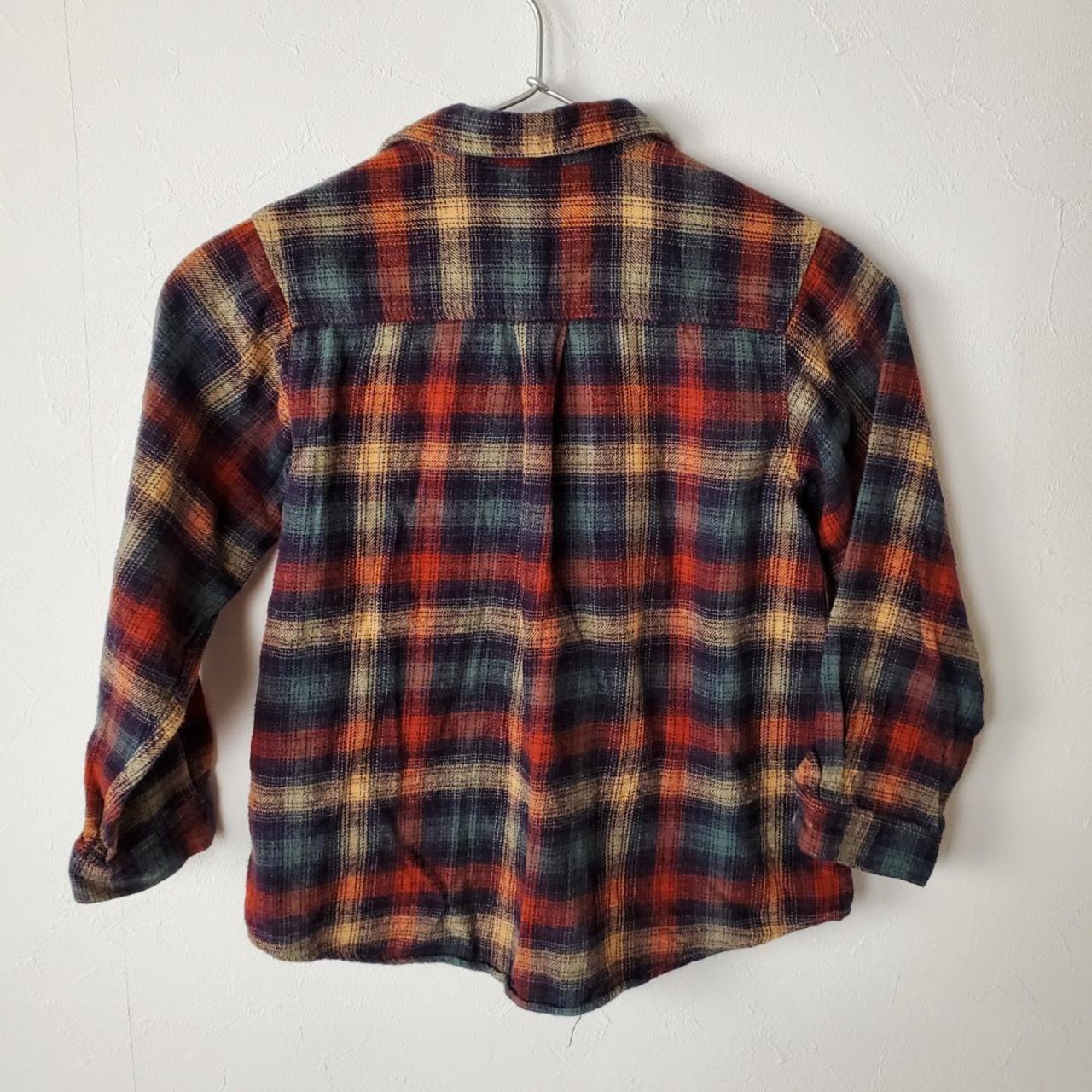 【USED】ワスクデニムネルシャツ　羽織り　デニムコーデ