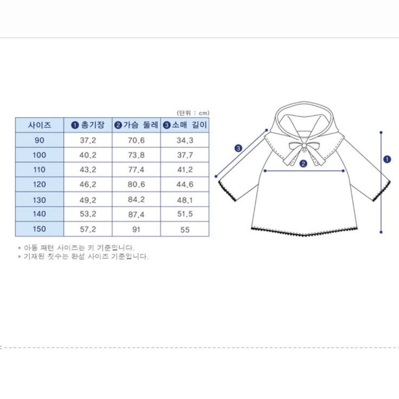 【予約】子供コート｜P847｜型紙のみ｜サイズ90〜150｜商用利用OK｜P847