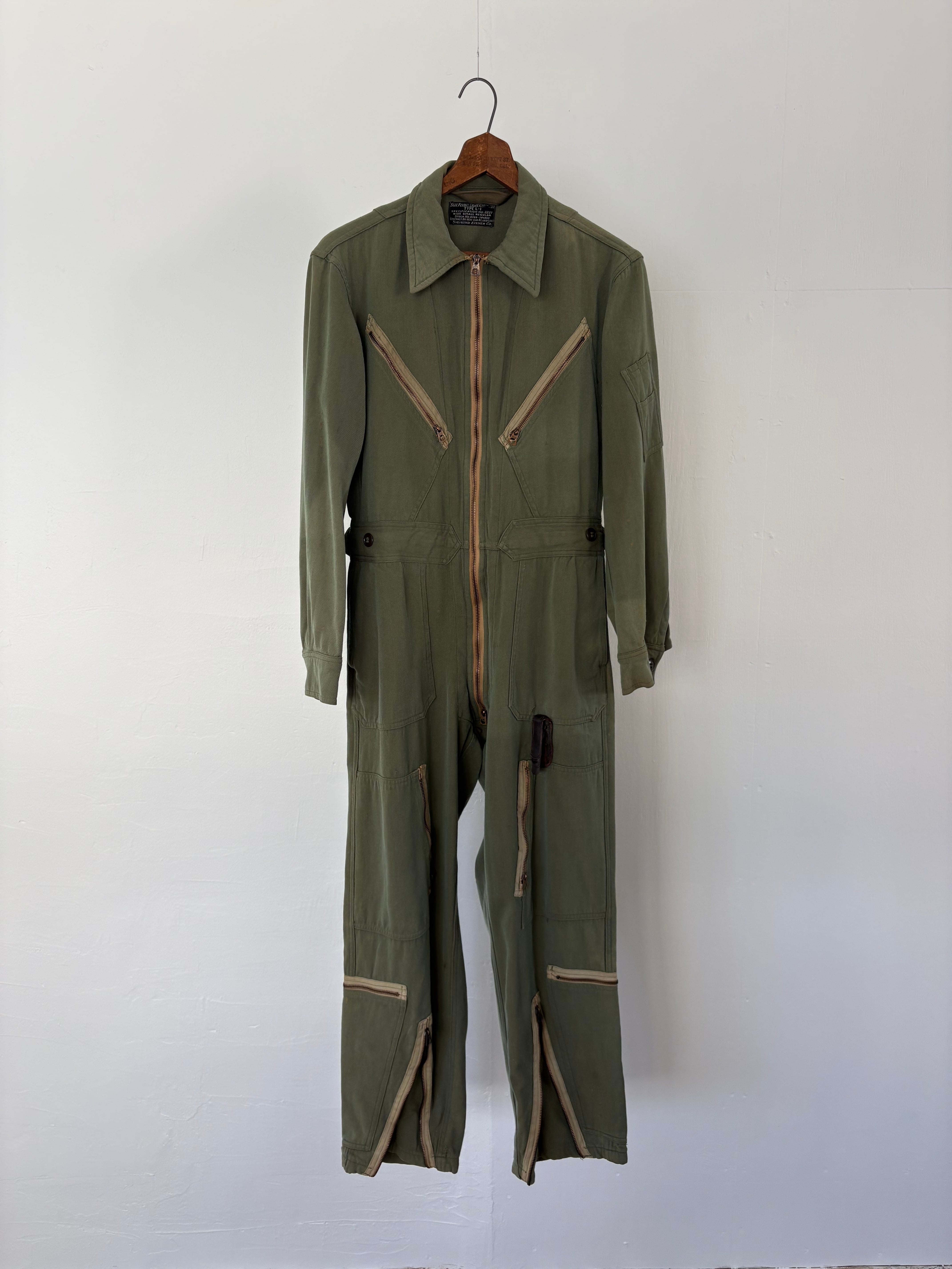 1940's USAAF Type L-1 Light Zone Fright Suit | EVERYTHING WAS