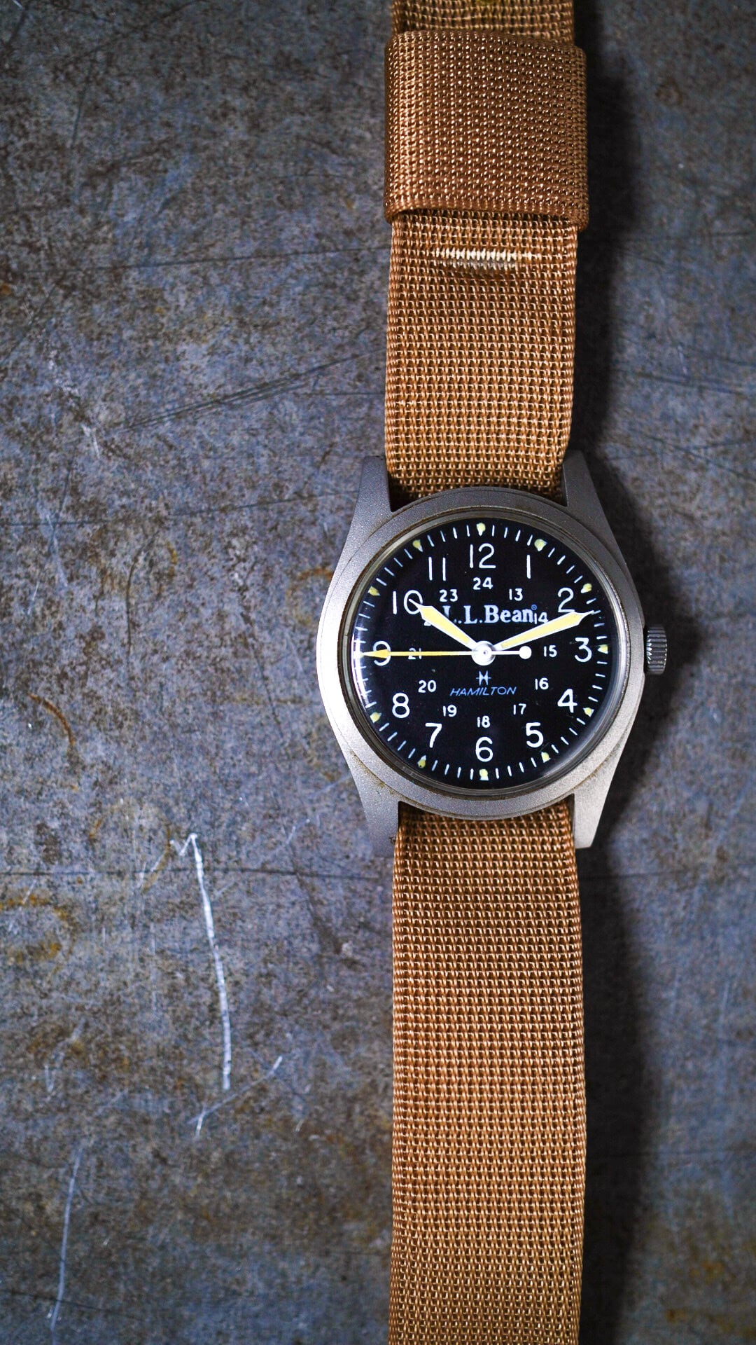 1980s】L.L.BEAN エルエルビーン フィールドウォッチ 《HAMILTON 1980s】L.L.BEAN エルエルビーン フィールドウォッチ 《HAMILTON