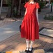 ハーフボタンドット柄ワンピース ・10320