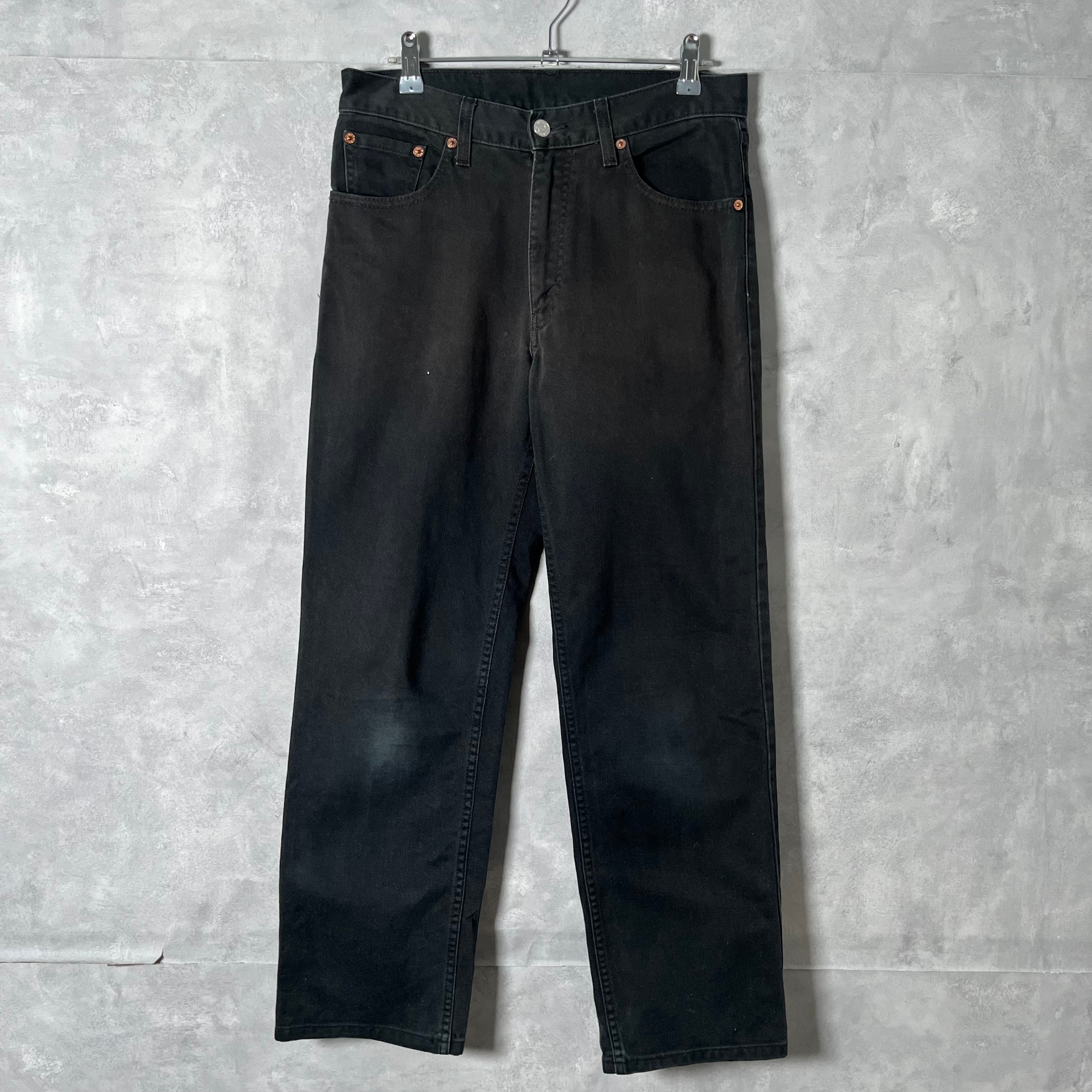 Levi's リーバイス 550 ブラックデニムパンツ メンズW38 古着 ビッグ