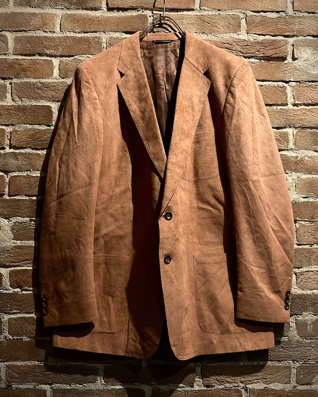 【Caka act3】70’s〜80’s Vintage Faux Suede Tailored Jacket