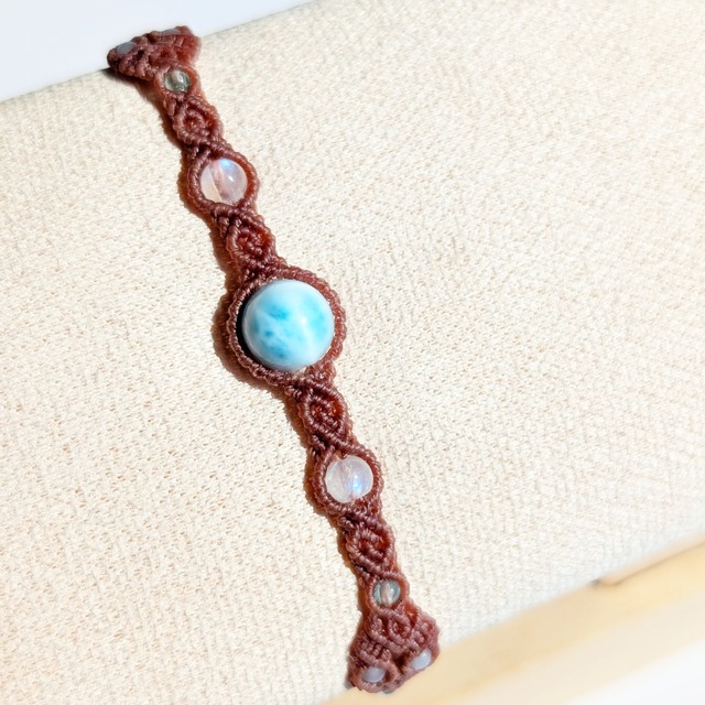 Bracelet / Larimar・Moonstone