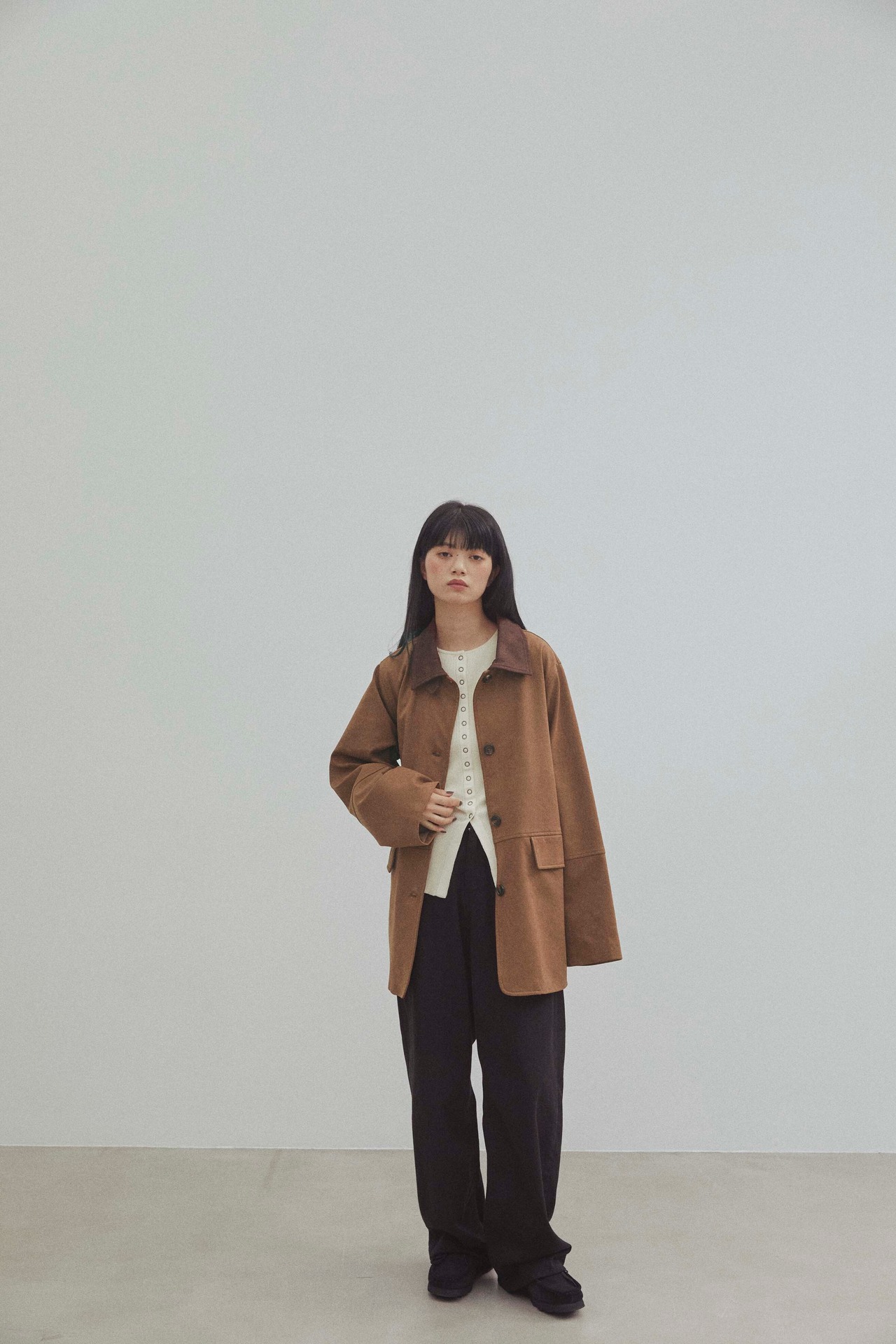 DU250701 Suede Bicolor Outer【Outer Collection】