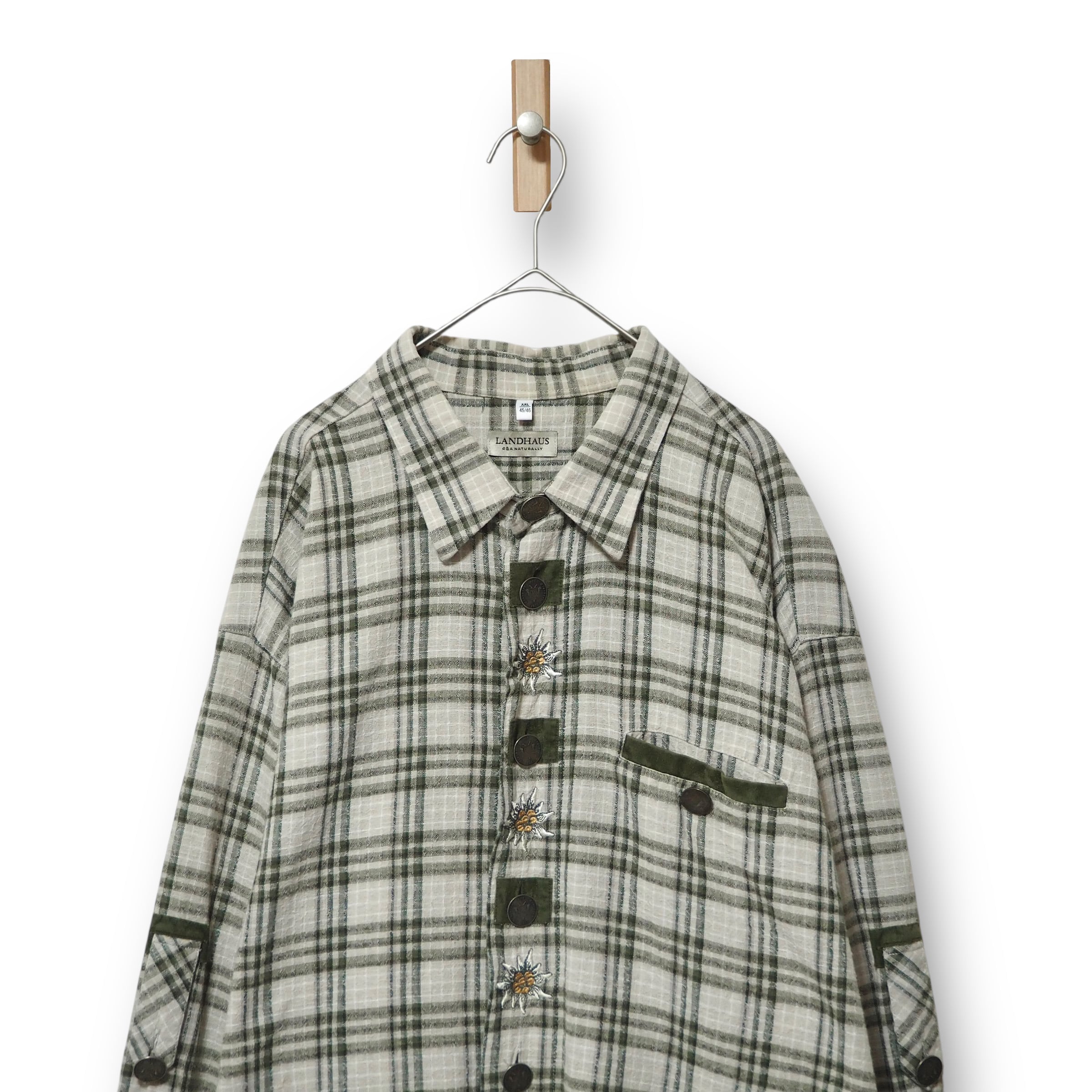 【VINTAGE】長袖チロリアンシャツ