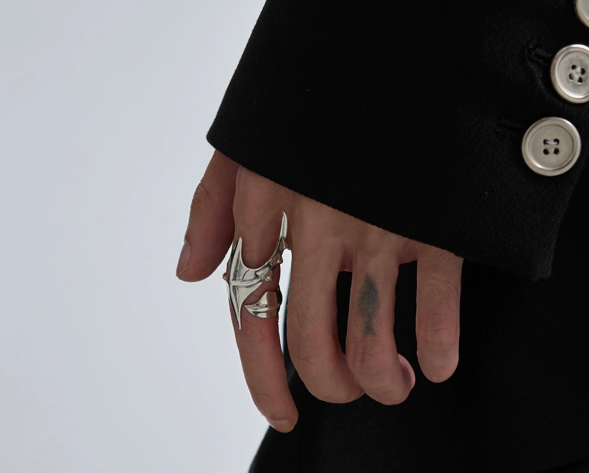 925 sliver ring/シルバー925 デザイナーズシルバーリング メンズ