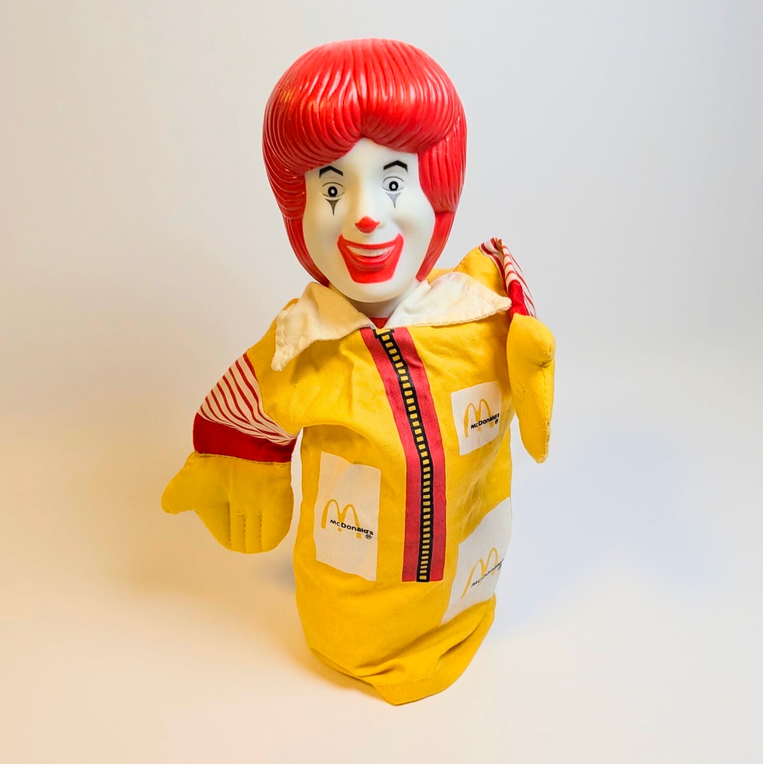 ☆VINTAGE 1993☆【 McDonald's( マクドナルド ) 】 『 Ronald McDonald / ロナルド・マクドナルド 』ハンドパペット 〚アメリカン雑貨 アメトイ〛