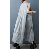 コクーン シルエット ロングワンピース 30150