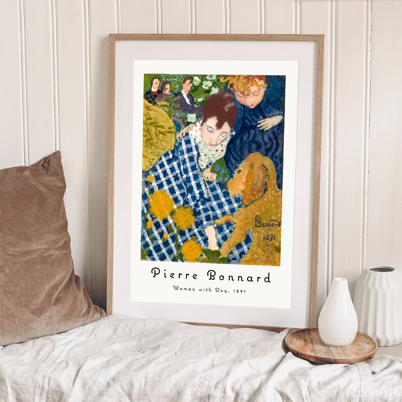 ピエールボナール Woman with dog | Little Kot
