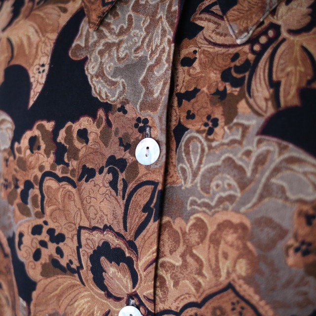 modern art full pattern over silhouette shirt