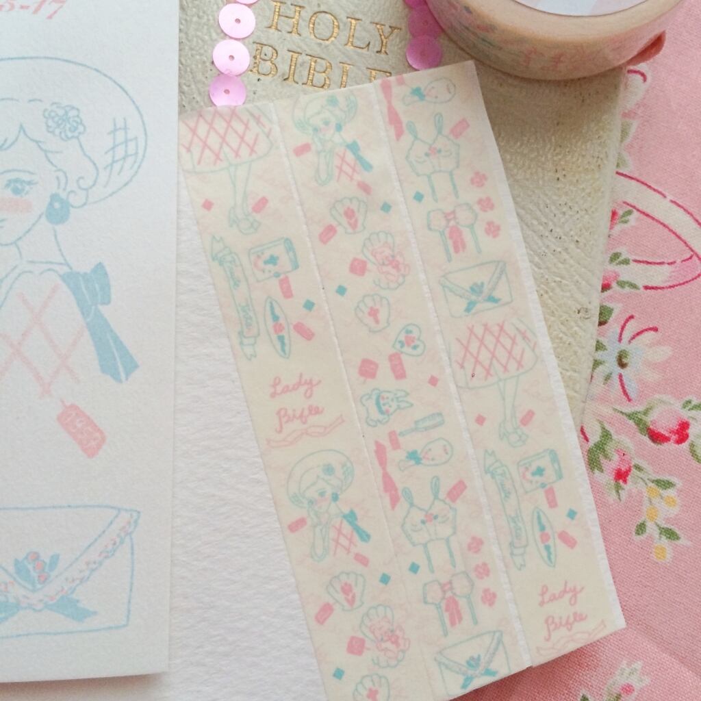 Lady Bible♡個展限定マスキングテープ15mm
