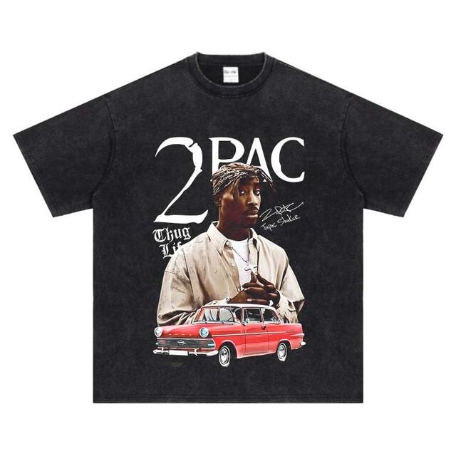 2PAC ヴィンテージ加工Tシャツ Vol.14 2パック ツーパック