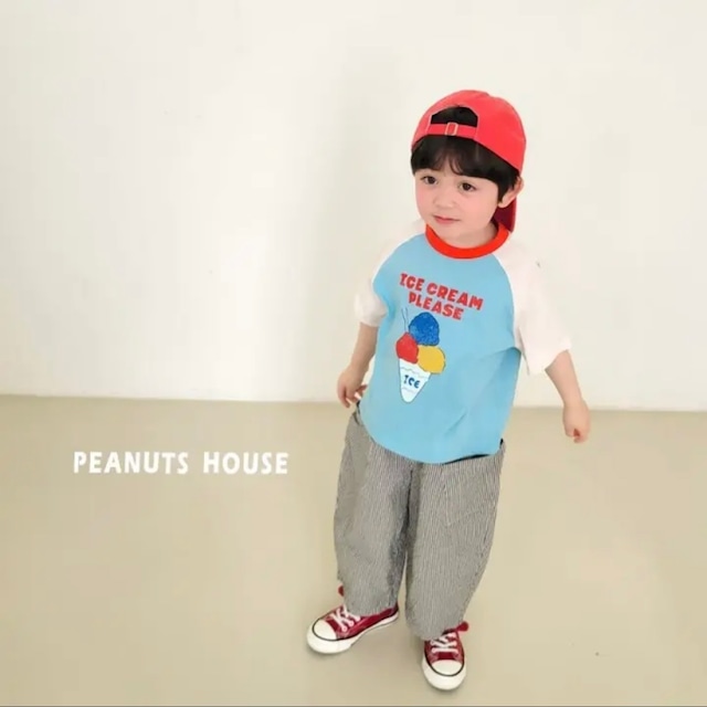 【即納】stripe pants