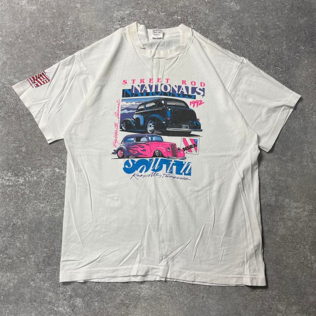 90s USA製 Street Rod アメ車 バイク vintage Tシャツ