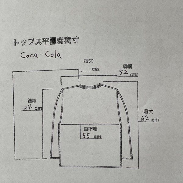 ■GU/ジーユー/CocaCola/コカコーラ/半袖ビッグシルエットTシャツ/ビッグロゴプリント/M/レッド　[GI2888