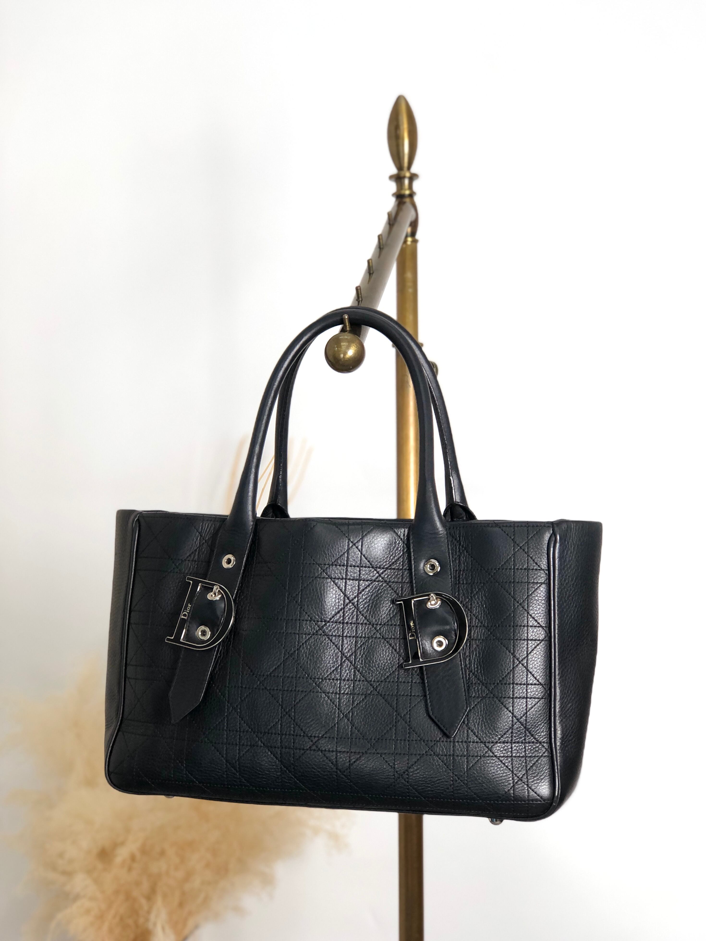Christian Dior クリスチャン ディオール トートバッグ ブラック D